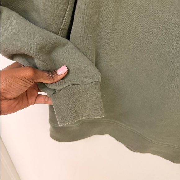 Lululemon Olive Green Crewneck Sweatshirt Size S - Picture 7 of 8